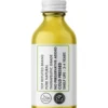 Back view of Pansar Essential Garlic Oil bottle showing Halal and 100% Organic certifications with product specifications.