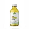 Clear bottle of Pansar Essential Pure Organic Cold Pressed Amla Hair Oil with white cap and label showing fresh amla fruits