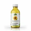 Pansar Essential Pure, Organic & Natural Cold Pressed Sunflower Oil bottle with sunflower graphic and Urdu text (روغن سورج مکھی) on white background.