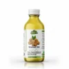 A clear glass bottle of Pansar Essential Pure Cold Pressed Walnut Oil (Roghan Akhrot) with a white cap against a plain white background.